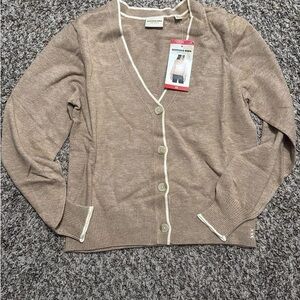 Scotch & Soda Tan Cardigan Sweater